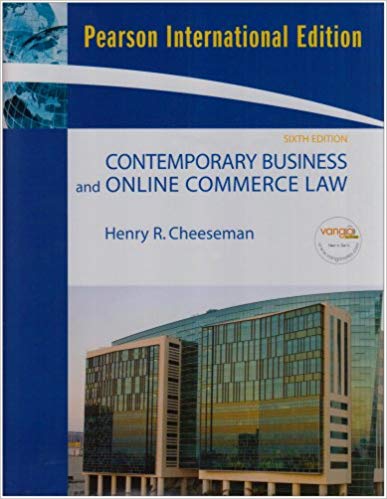 Business Law Cheeseman Pdf